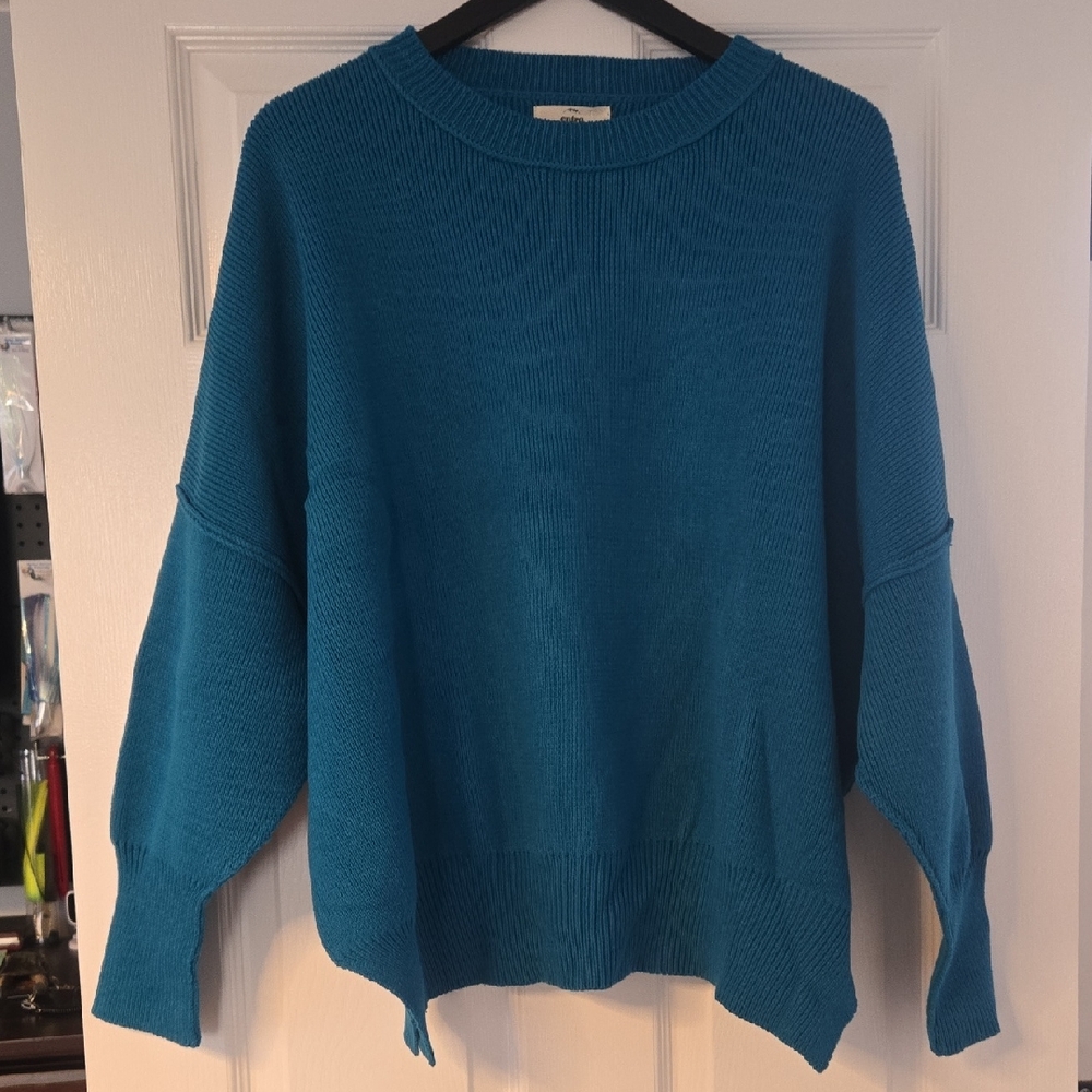 Entro Vibrant Blue Crew Neck Sweater